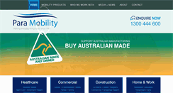 Desktop Screenshot of paramobility.com.au